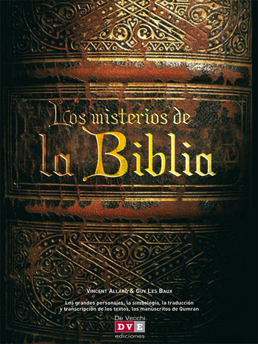 Cover image for Los misterios de la Biblia